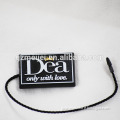 Meijei custom delicate plastic jerwelry tag